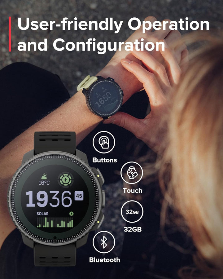 SUUNTO Vertical Abenteuer Uhr - GPS Smartwatch, Zweifrequenz GPS Navigation, Kostenlose Offline-Kart