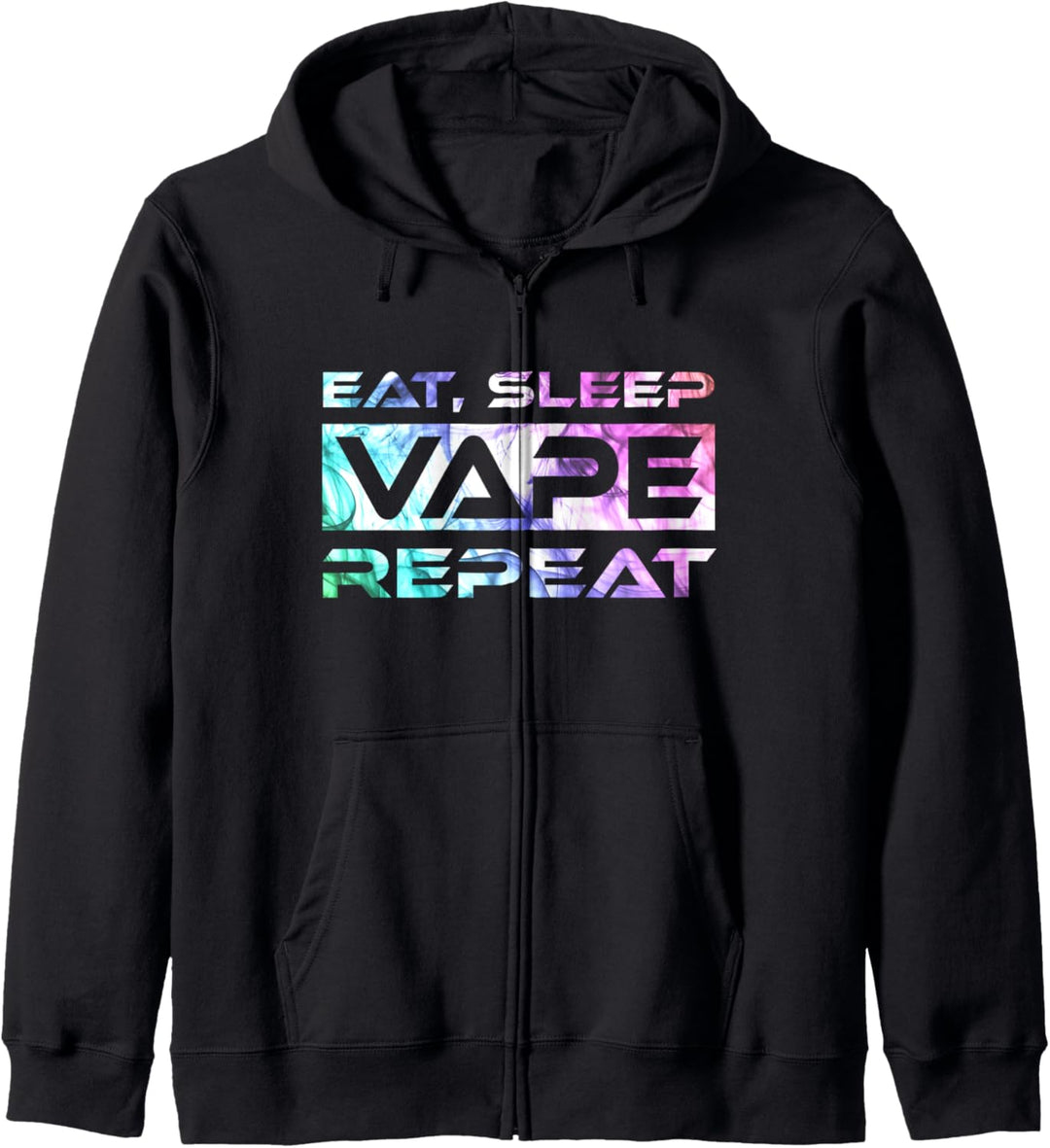 Vape Design Eat Sleep Vape Repeat Dampfer E-Zigarette Vaper Kapuzenjacke