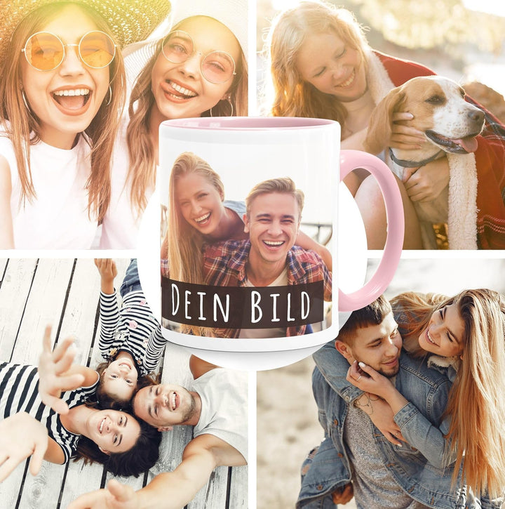 personalisierte Fototasse mit eigenem Foto persönliches Geschenk Kaffeetasse mit Bild selbst gestalt