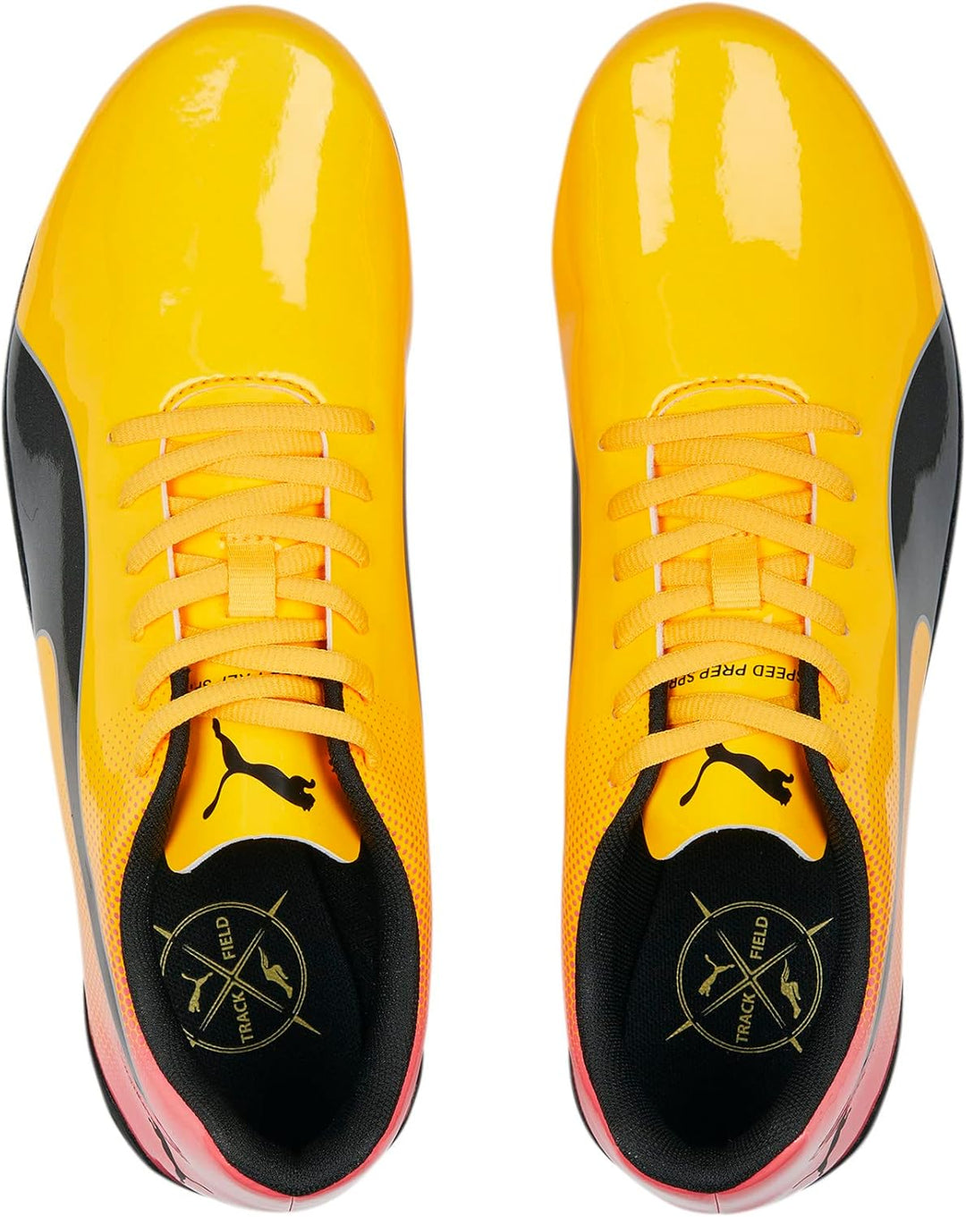 PUMA Herren Evospeed Prep Sprint 3 Leichtathletikschuh, 40.5 EU Sun Stream Sunset Glow Puma Black