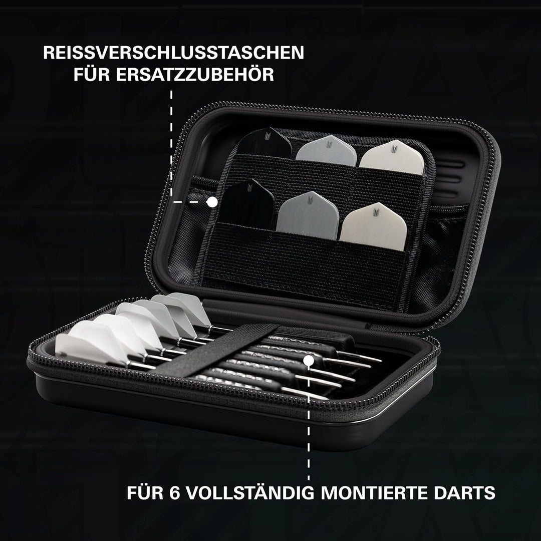 Target Darts Rob Cross Ghost Series XL Takoma Wallet Regular – Dartkoffer schwarz/weiss | Voltage“ D