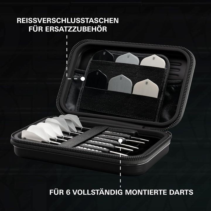 Target Darts Rob Cross Ghost Series XL Takoma Wallet Regular – Dartkoffer schwarz/weiss | Voltage“ D