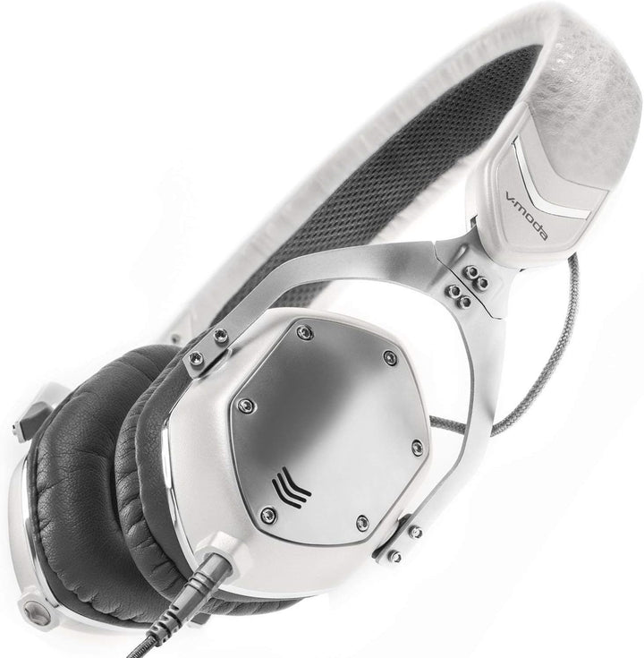 V-MODA XS On-Ear Metal-Noise-Isolation Kopfhörer (Weiss Silber), Weiss Silber