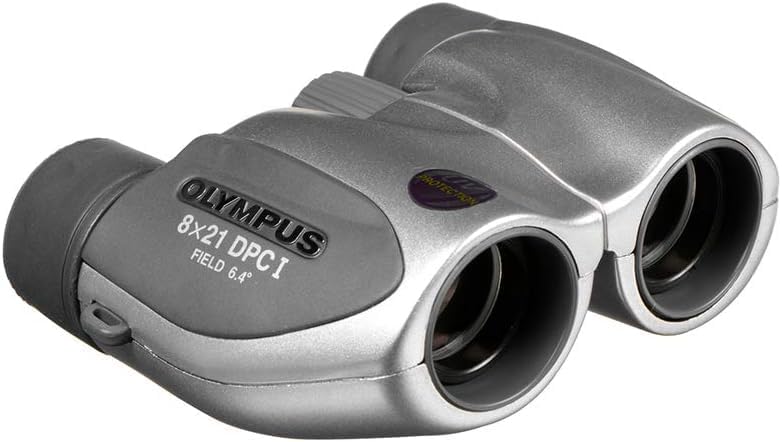 Olympus 8x21 DPC-I Fernglas Silber mit Tasche, Silber