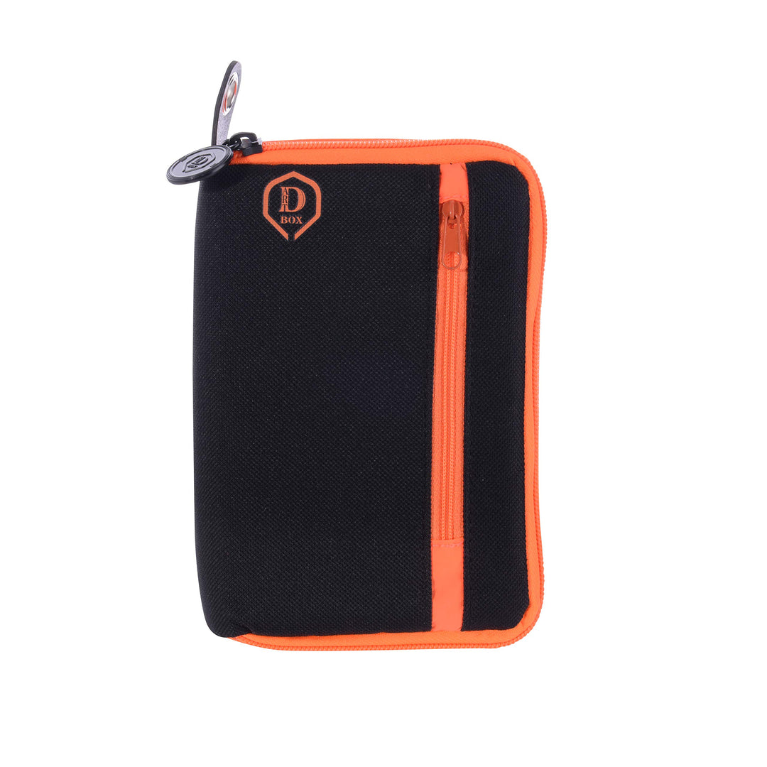 ONE80 The Dartbox Dart Chase D Box Darttasche für Darts Dart Wallet Dart Cases Orange, Orange