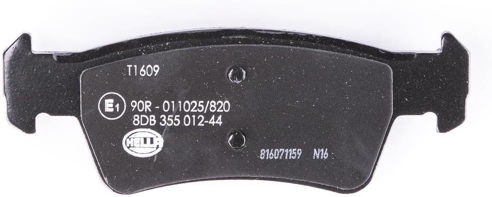 HELLA PAGID 8DB 355 012-441 Bremsbelagsatz - T1609 - Dicke/Stärke: 19mm - Bremssystem: Teves - mit i