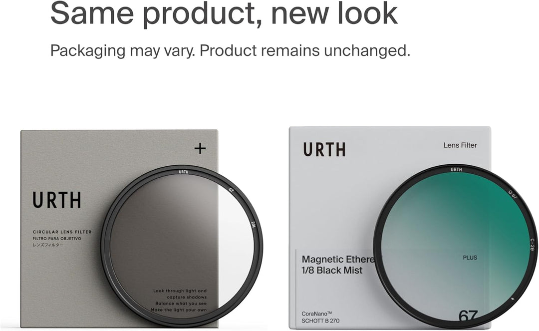 Urth 43mm Magnetischer Ethereal Black Mist ⅛ Diffusions-Objektivfilter (Plus+) - Kinoeffekt, 20-fach