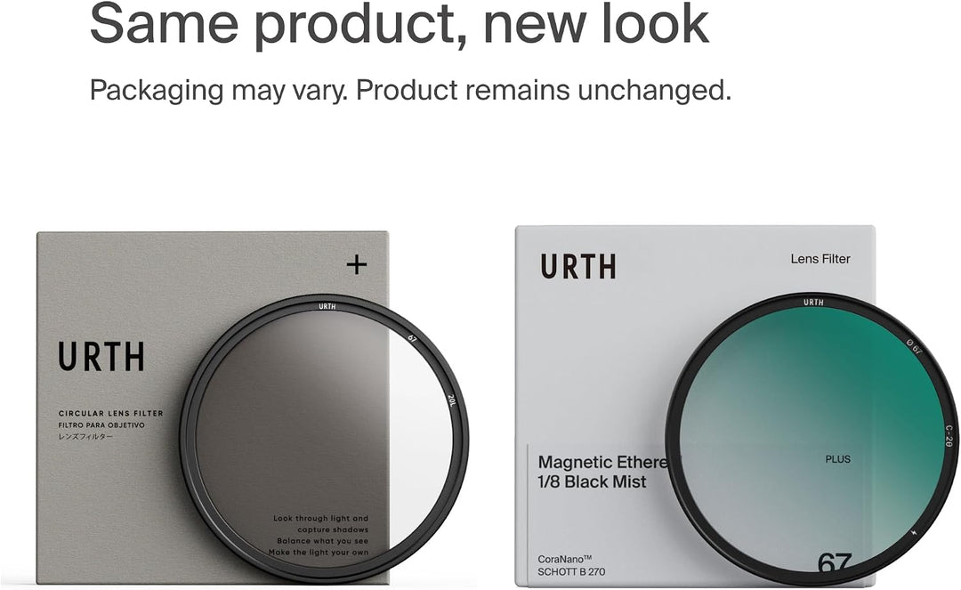 Urth 82 mm Magnetischer Ethereal Black Mist ⅛ Diffusions-Objektivfilter (Plus) - Kinoeffekt, 20-fach
