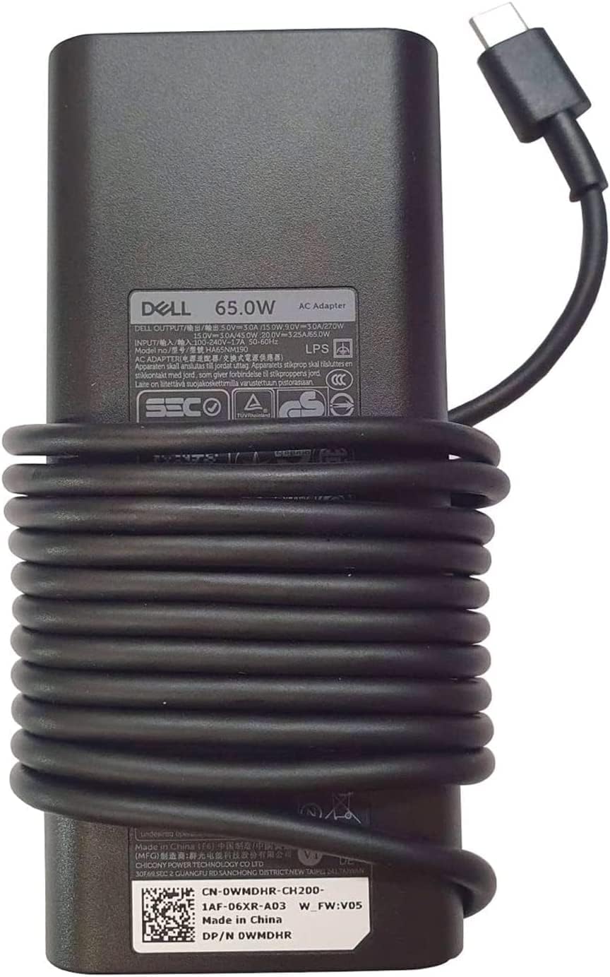 DELL USB-C Ladegerät 65W VT148 WMDHR 0VT148 0WMDHR für Latitude 7430 5330 7330 5530 7420 7520 5520 9
