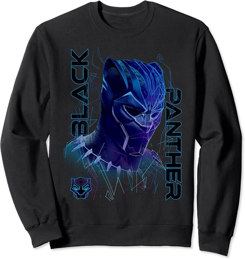 Marvel Black Panther Line Style Portrait Sweatshirt