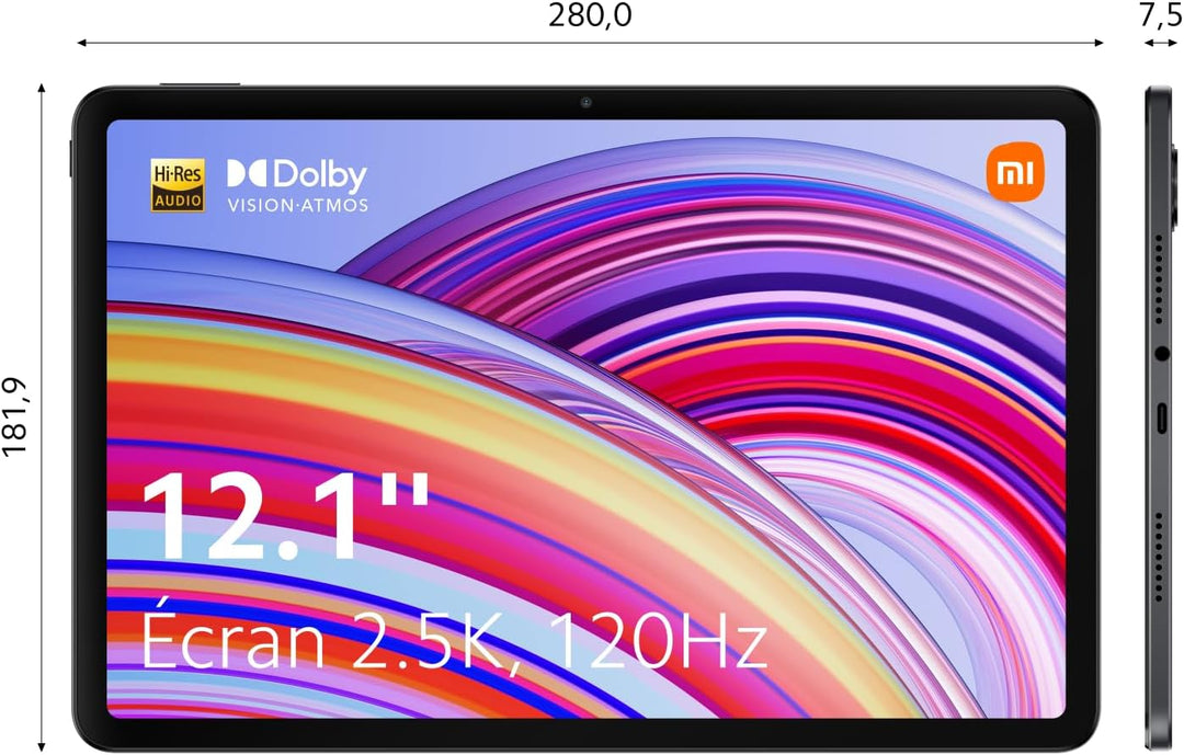 Xiaomi Redmi Pad Pro Qualcomm Snapdragon 128 Go 30,7 cm (12.1") 6 Go Wi-Fi 6 (802.11ax) Android 14 G
