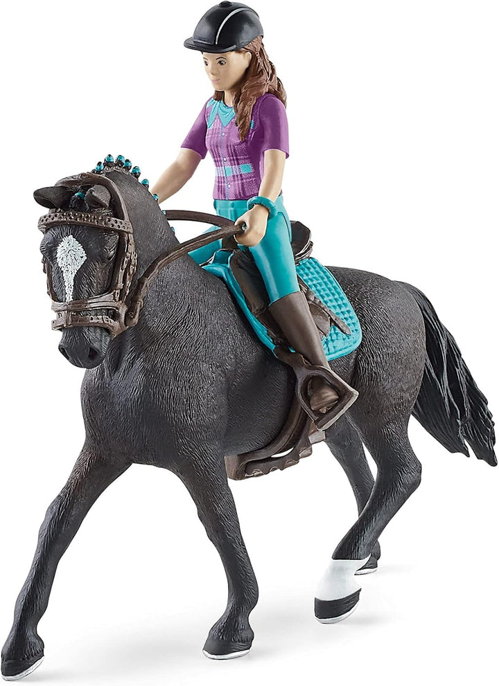 schleich 42541 HORSE CLUB Lisa &amp; Storm, für Kinder ab 5-12 Jahren, HORSE CLUB - Spielset alte Verpac