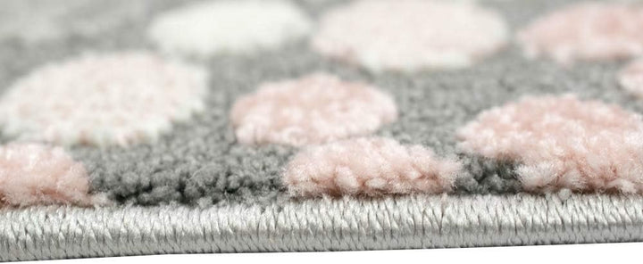 CARPETIA Teppich modern Wohnzimmer Teppich Regenbogen gepunktet bunt Pastell Grösse 200 x 290 cm, 20