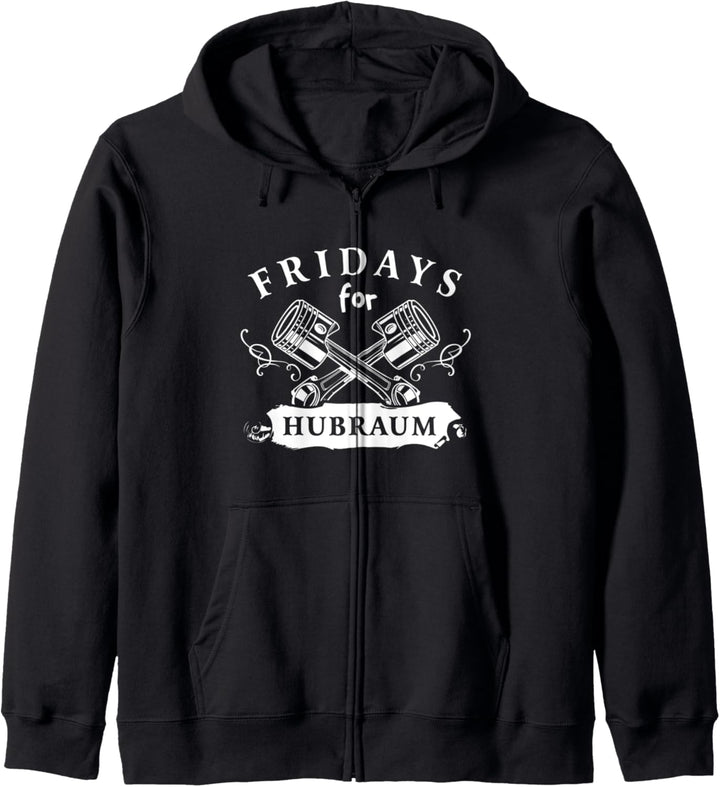 Fridays for Hubraum Parodie Freiheit Auto Motor Geschenk Kapuzenjacke