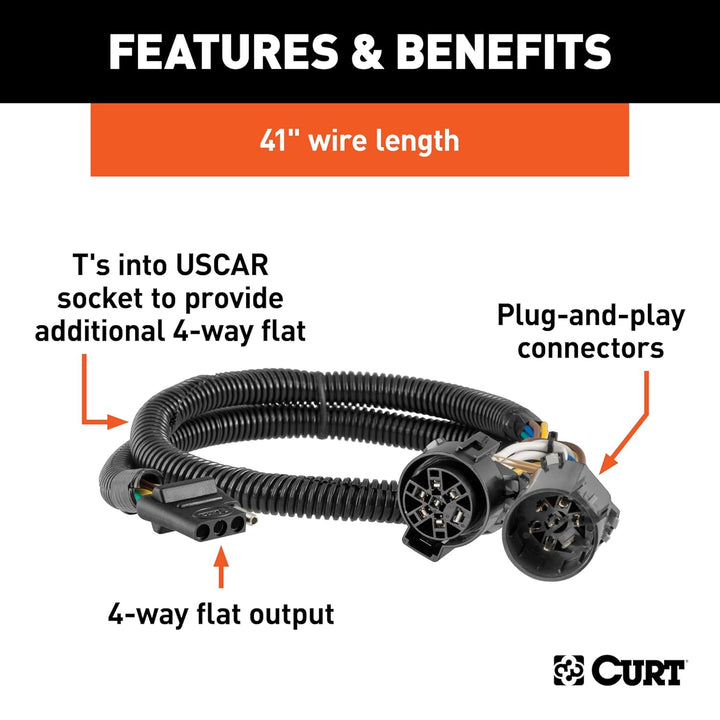 CURT MANUFACTURING INC. 55384 T-CONNECTOR
