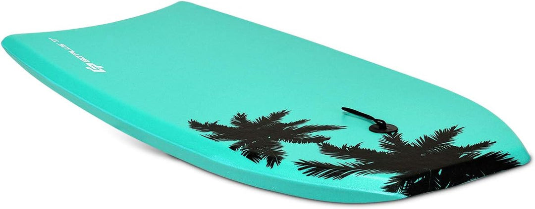 DREAMADE Bodyboard, Sup-Board, Schwimmboard, Schwimmbrett, Surfbrett, Surfboard mit Fussriemen Grün,