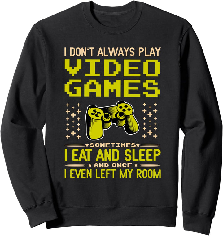 Gamer Ich Bin Nicht Nur Am Zocken für Gaming Fan & Zocker Sweatshirt