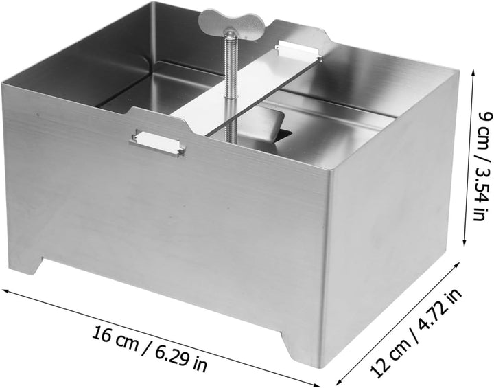 Angoily Edelstahl Tofu Pressform Gross Wiederverwendbare Tofu Presse mit Glatter Oberfläche Praktisc