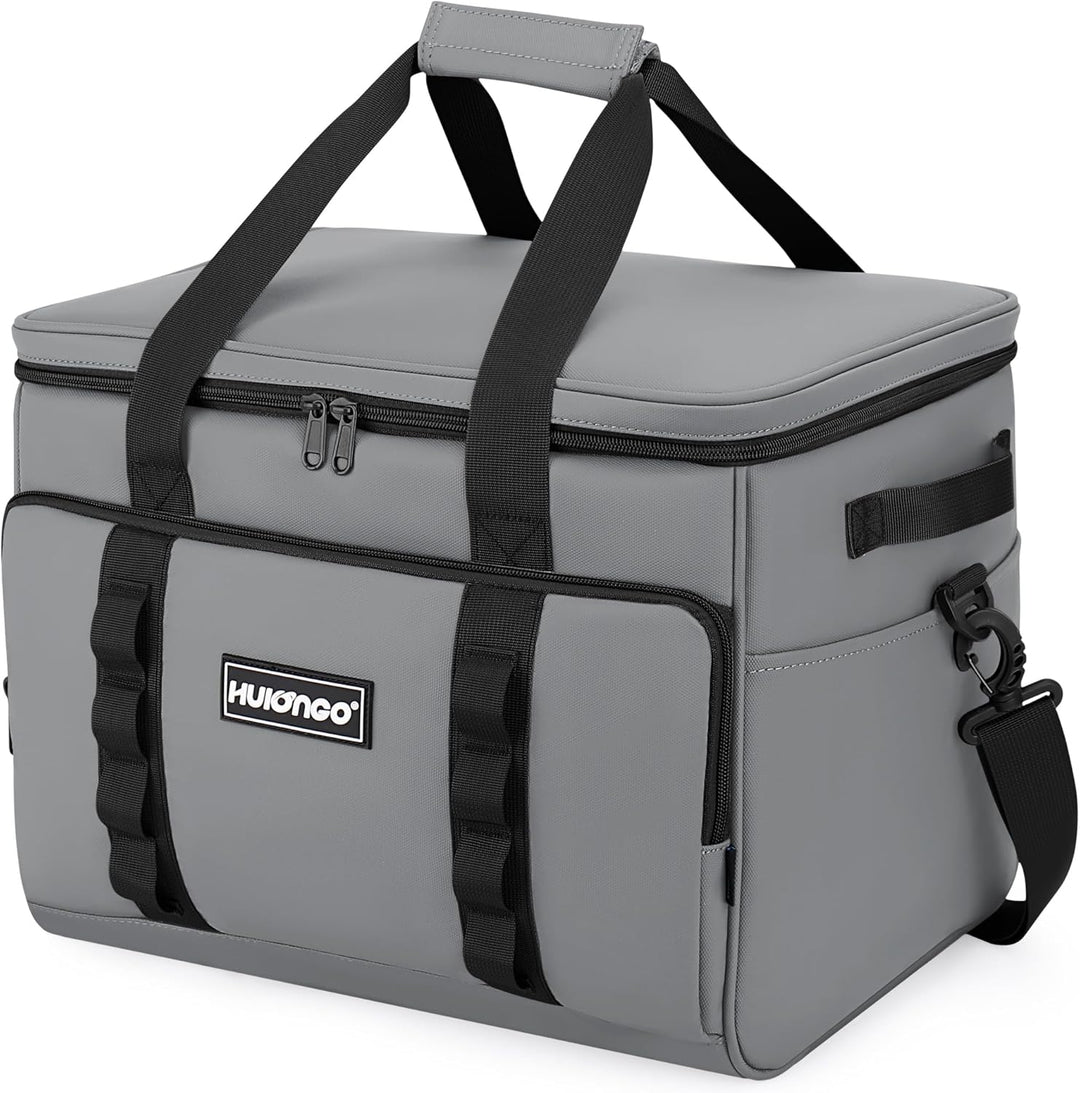 Hulongo Kühltasche Gross Lunchtasche Faltbar Thermotasche Wasserdicht Picknicktasche Isoliertasche C