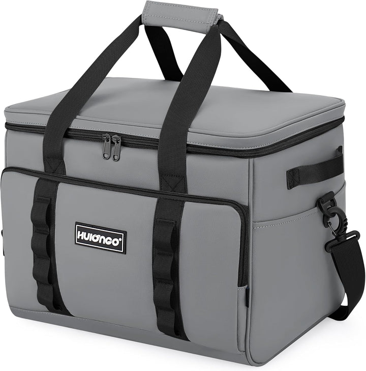 Hulongo Kühltasche Gross Lunchtasche Faltbar Thermotasche Wasserdicht Picknicktasche Isoliertasche C