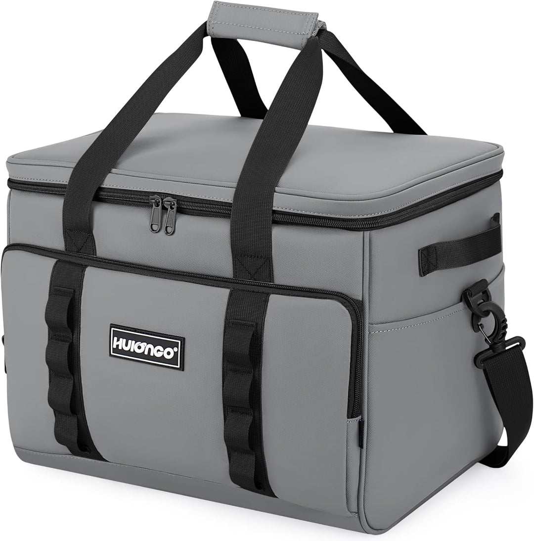 Hulongo Kühltasche Gross Lunchtasche Faltbar Thermotasche Wasserdicht Picknicktasche Isoliertasche C