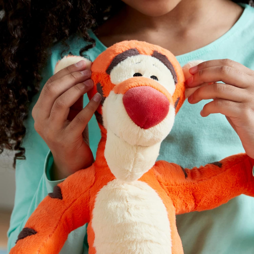Disney Store Offizielles mittelgrosses Tigger-Stofftier, 44 cm, aus weichem Plüschmaterial mit Stick