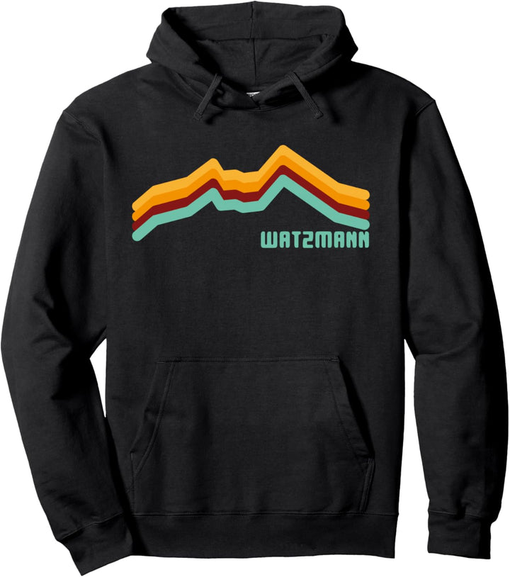 Watzmann 2713 Berg Berchtesgaden Bayern Bergsteiger Wandern Pullover Hoodie