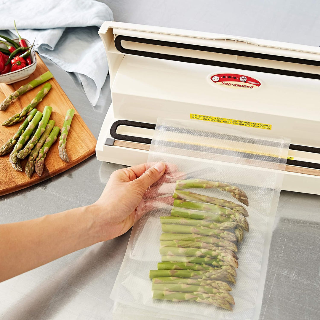 Reber 9340 N Gerät für Vakuum-Verpackung 830 MB, 18 l/min, 180 W, Weiss