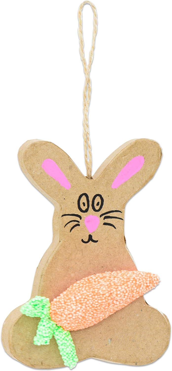 Creativ Pappmache Ostern ornaments-114 Display Box, Papier, braun, 27 x 2,5 x 21 cm