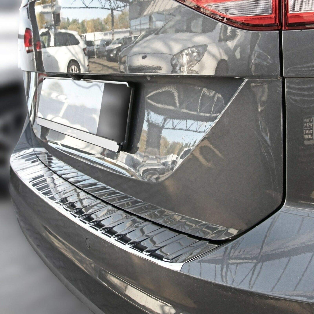 RECAMBO Ladekantenschutz Edelstahl kompatibel für VW TOURAN II 5T | ab BJ 2015 - Hochglanz poliert,