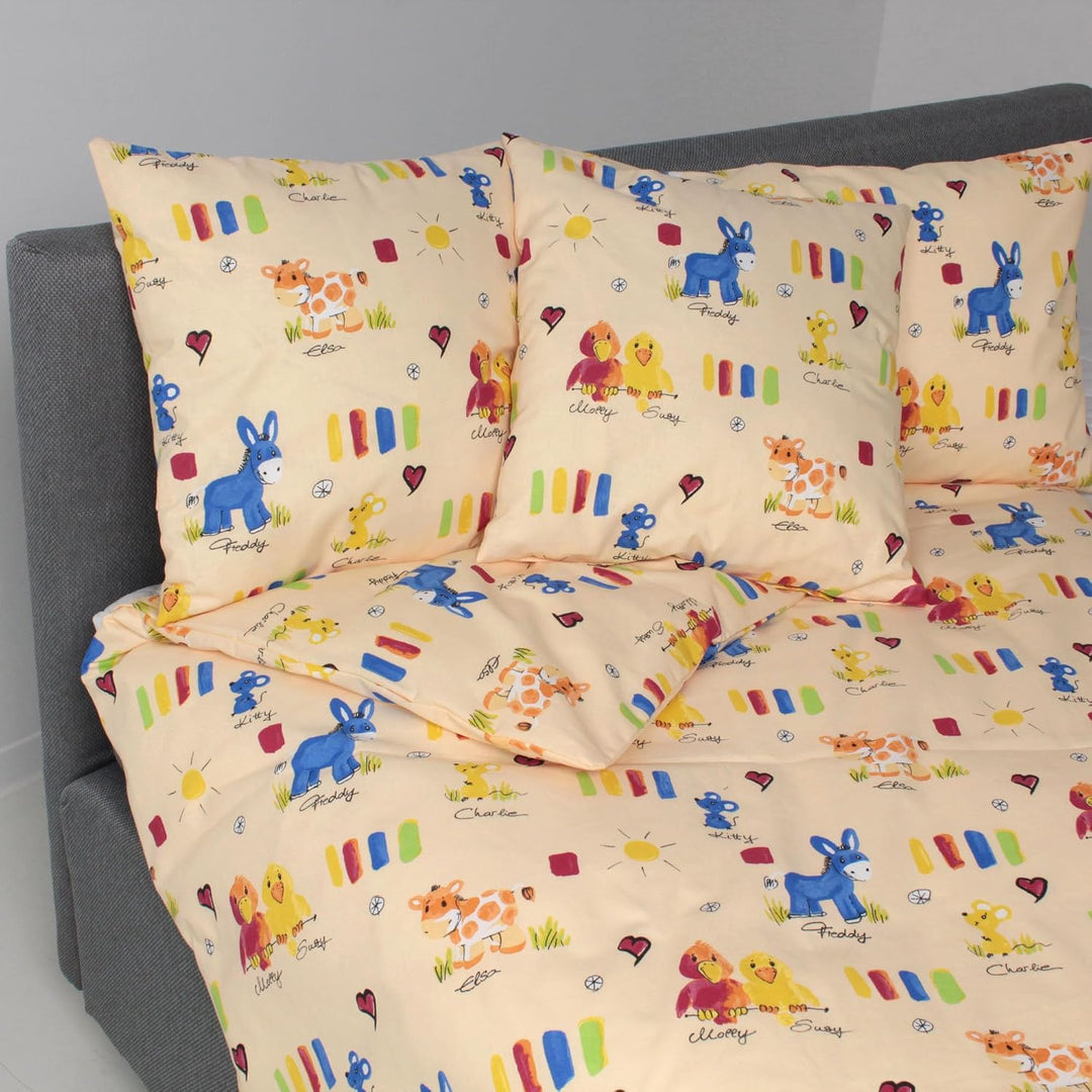 Hans-Textil-Shop Kinderbettwäsche Baumwolle - Bettwäsche, Kinder, Baby, Mädchen, Jungen, Kinderbett,
