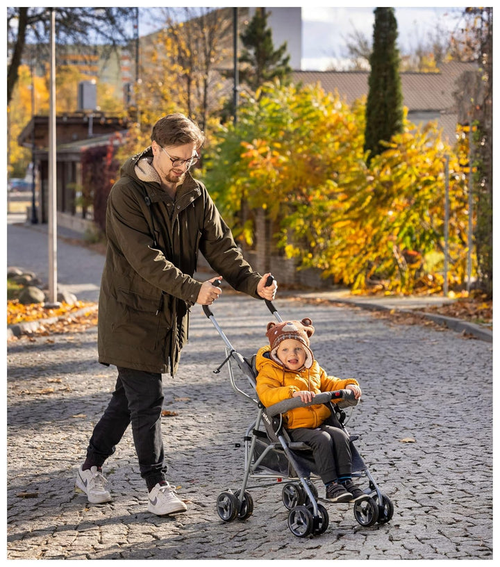 Moby-System Barton Buggy Kinderwagen im Regenschirmstil aus Polyester für Unisex-Kinder ab 6 Monaten