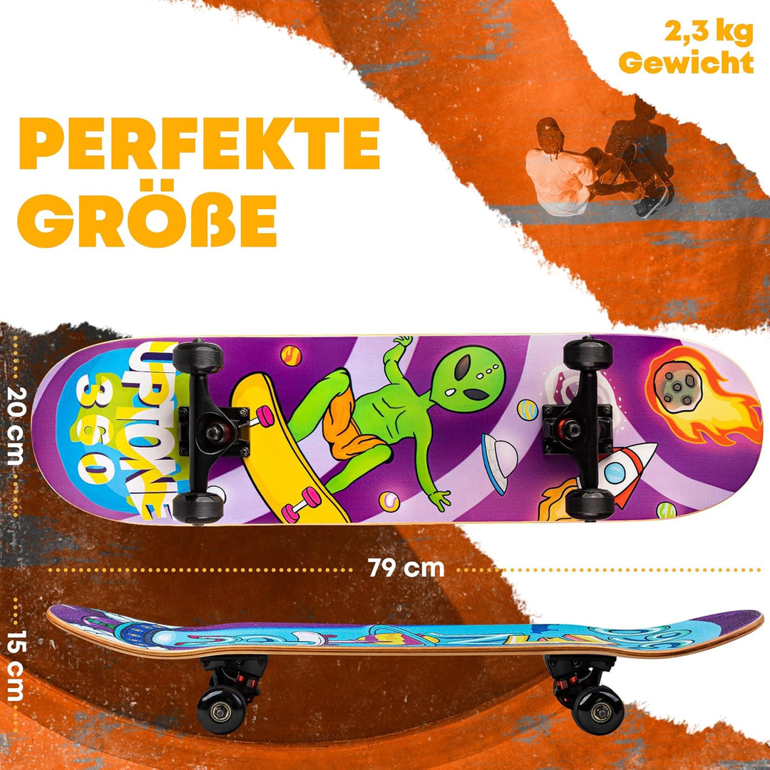 UpTone360 Skateboard: Qualität und Spass auf der Strasse – Dein Board für jeden Style und jedes Alte