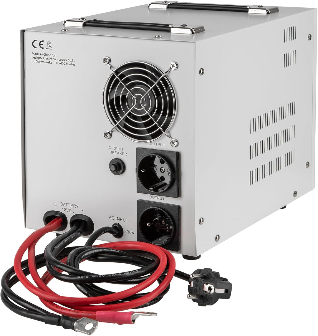 Notstromversorgung KEMOT PROsinus-1200 URZ3407 Wechselrichter reiner Sinus Ladefunktion 12V 230V 200