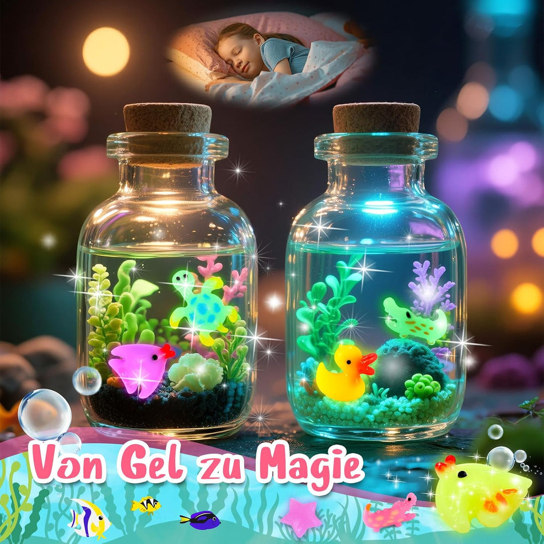 Magic Aqua Gelz Set, Bastelset Kinder ab 5 6 7 8 9 Jahre Wasser Elf Kit Kreativ Spielzeug ab 5-10 Ja