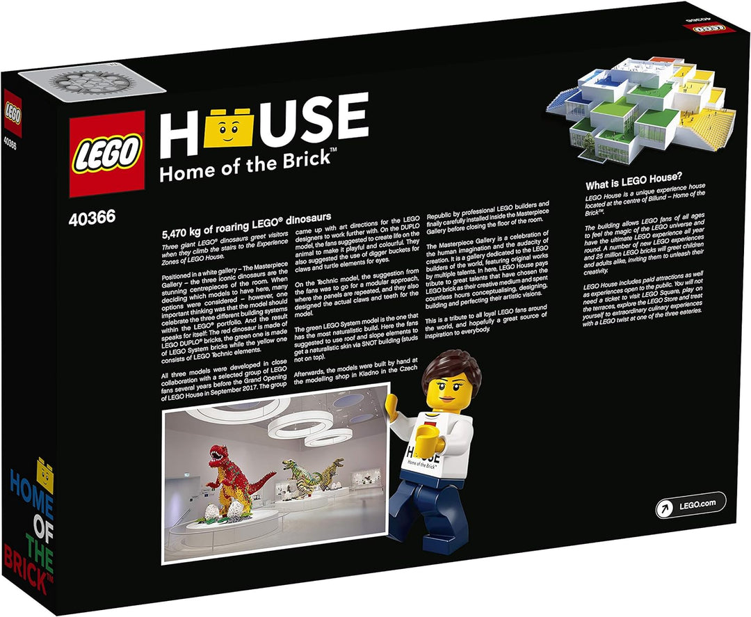 LEGO House Billund Dinosaurier 40366