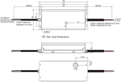 MEAN WELL XLG-100-12-A 96W 12V 8A LED Netzteil IP67