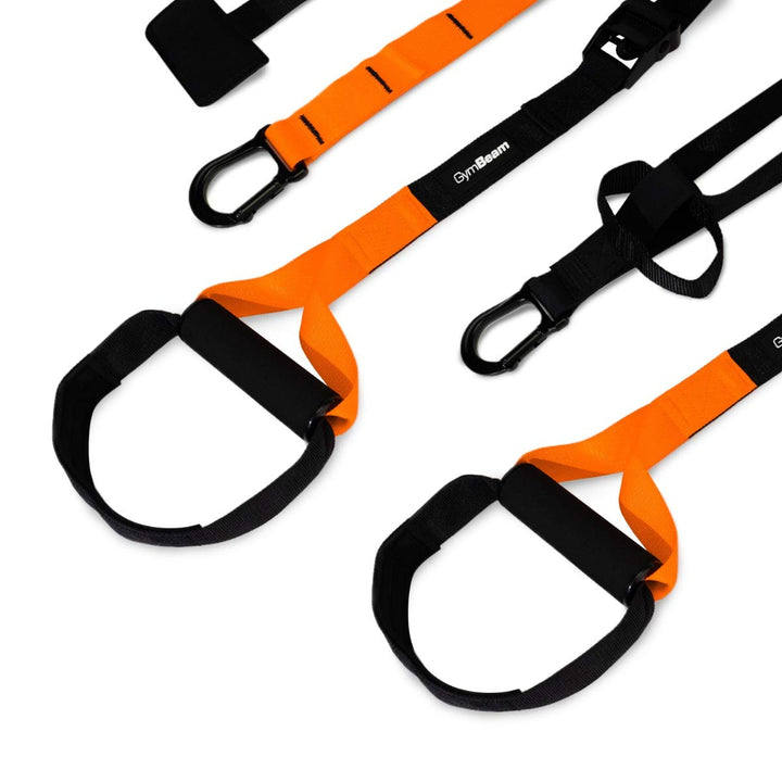 GymBeam Schlingentrainer Set - Fitnessgerät für Zuhause und Draussen, stabiles Material, weiche Scha