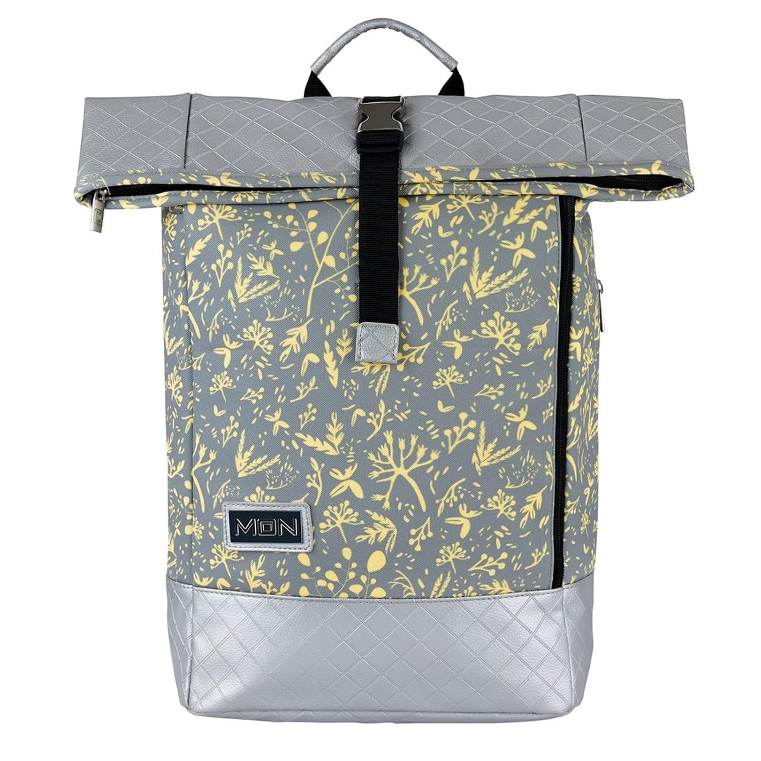 MOON Backpack ROLLTOP special edition ice flower, mit 16 Liter Stauraum, inklusive Wickelunterlage u