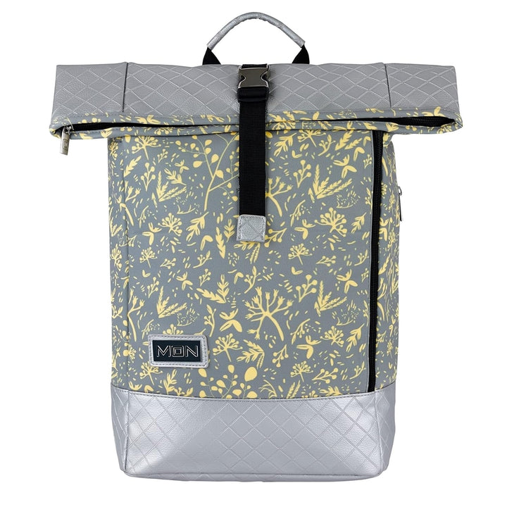 MOON Backpack ROLLTOP special edition ice flower, mit 16 Liter Stauraum, inklusive Wickelunterlage u