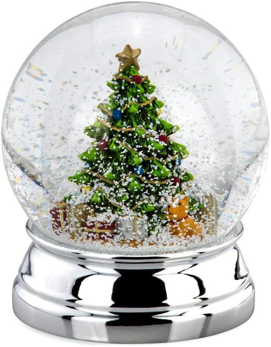 Schneekugel Weihnachtsbaum XL Höhe 12,0 cm, Ø 10,0 cm