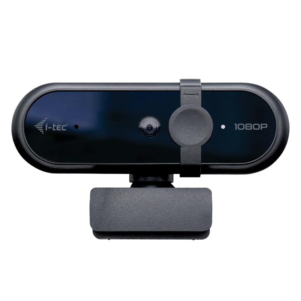 i-tec Solomon 100 Webcam 1080p mit Fester Fokus, Automatische Bildoptimierung und Integrierte Datens