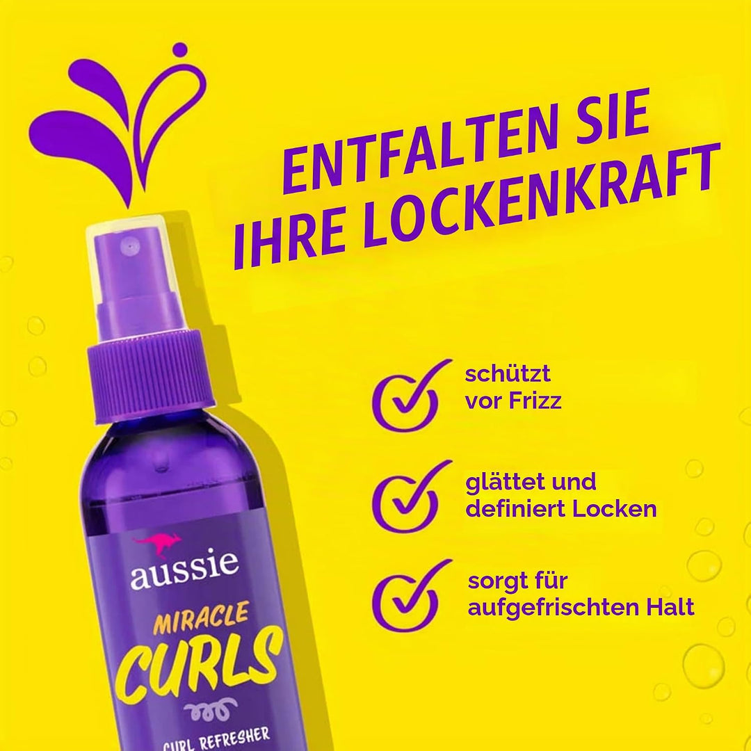 Aussie Miracle Curls Refresher, 170 ml, 2 Stück