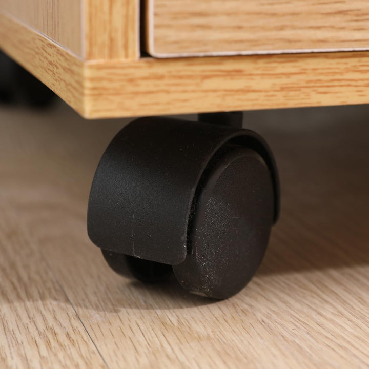 Kleiner mobiler Aktenschrank, Heimbüro, unter Schreibtischschubladen, Aktenaufbewahrungseinheit, Bür