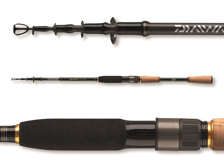 DAIWA 2021 Ballistic X Tele Spin, Teleskop-Spinn-Angelrute 6.23 Ft / 0.14-0.53 oz, 6.23 Ft / 0.14-0.