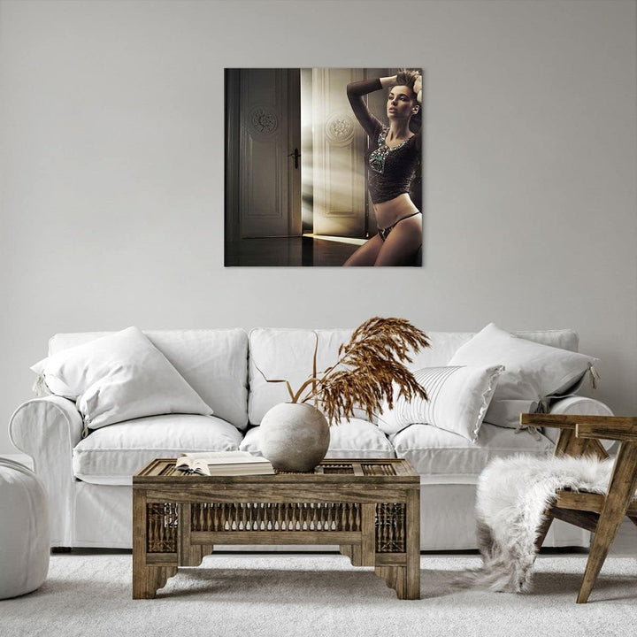 Bilder auf Leinwand Schönheit Club Kosmetik Disco Leinwandbild 60x60cm Wandbilder Dekoration Wohnzim