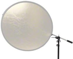 Walimex pro Reflektorhalter mit Klemme 44-150 cm (inkl. Transporttasche), Halter mit Klemme