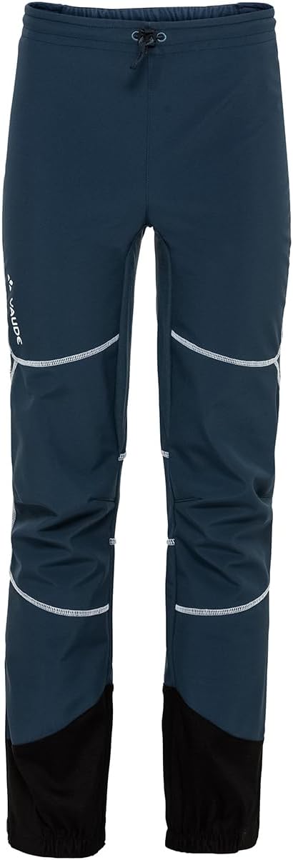 VAUDE Kids Capacida Pants - Softshellhose Kinder 122-128 Dark Sea, 122-128 Dark Sea