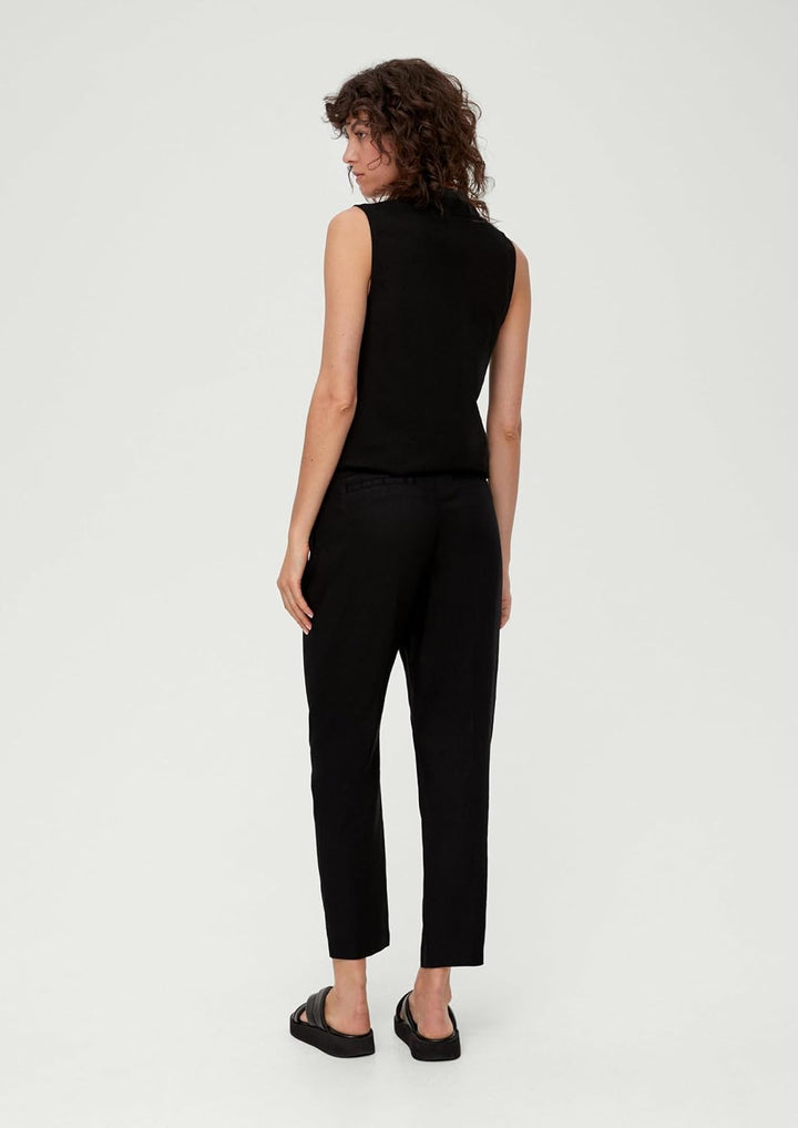 s.Oliver Damen Hose, 7/8, 34 Schwarz 9999