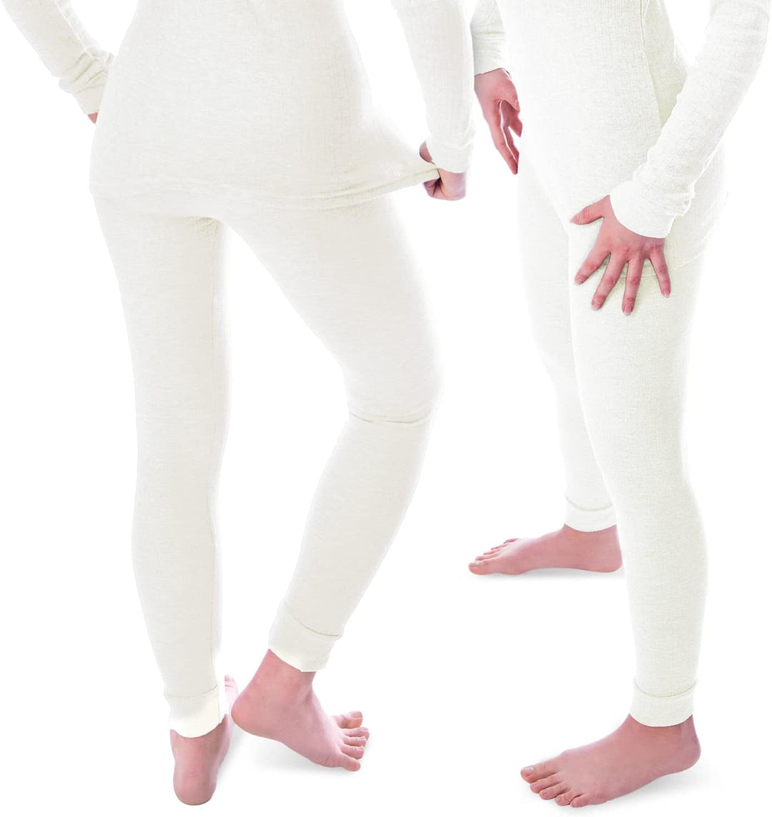 Black Snake Damen Thermo Unterhosen Set | 2 Lange Unterhosen | Funktionsunterhosen | Thermounterhose